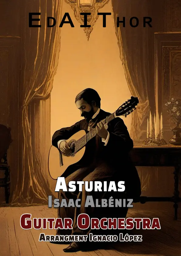 Portada Asturias - Albéniz - octeto de guitarras